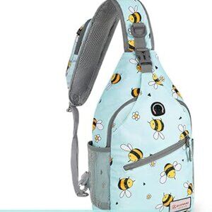 Bee blue backpack
